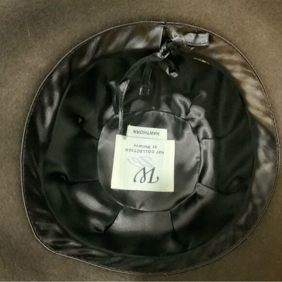 Harthorn by wallaroo Women’s Wallaroo wool hat NWOT 100% wool brown main image 5